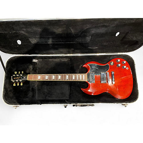 Used 2015 Gibson SG Standard 2015 Red Solid Body Electric Guitar Red