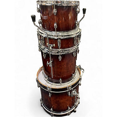 Used 2015 Gretsch Drums 4 Piece Catalina Club Series walnut glaze Drum Kit