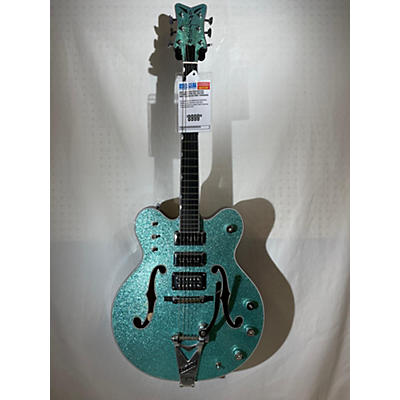 Gretsch Guitars Used 2015 Gretsch Guitars 2015 STEPHEN STERN USA CUSTOM FALCON TURQUOIS SPARKLE Hollow Body Electric Guitar