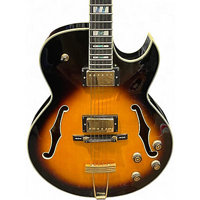 Used 2015 Ibanez LGB30 George Benson Signature Tobacco Sunburst Hollow Body Electric Guitar