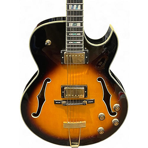 Used 2015 Ibanez LGB30 George Benson Signature Tobacco Sunburst Hollow Body Electric Guitar Tobacco Sunburst