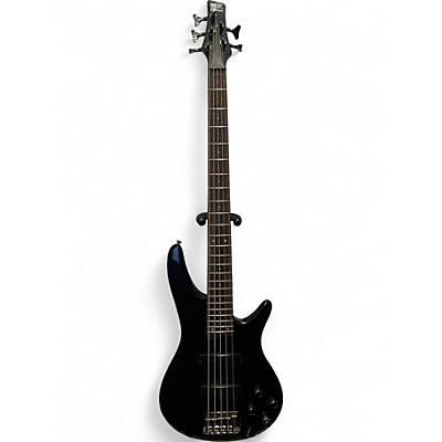 Used 2015 Ibanez SDGR Black Electric Bass Guitar