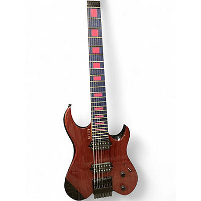 Used 2015 Kiesel VADER 7 STRING Natural Solid Body Electric Guitar