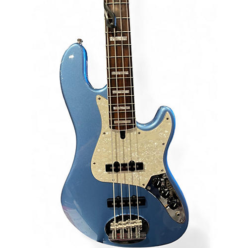 Used 2015 Lakland 44-02 Skyline Series Ice Blue Metallic Electric Bass Guitar Ice Blue Metallic