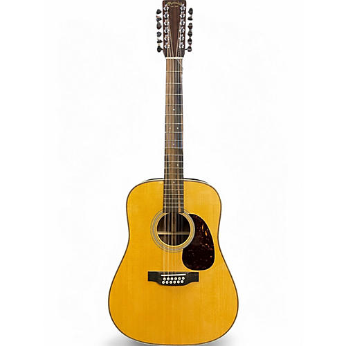 Used 2015 Martin HD12-28 Natural 12 String Acoustic Guitar Natural