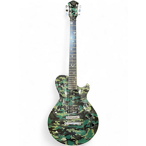 Used 2015 Michael Kelly Patriot Blake Shelton Camo Solid Body Electric Guitar Camo