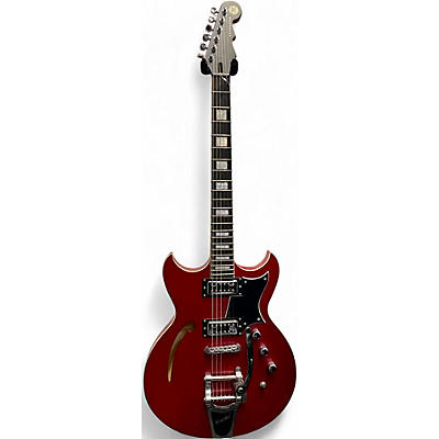 Used 2015 Reverend Tricky Gomez Red Solid Body Electric Guitar