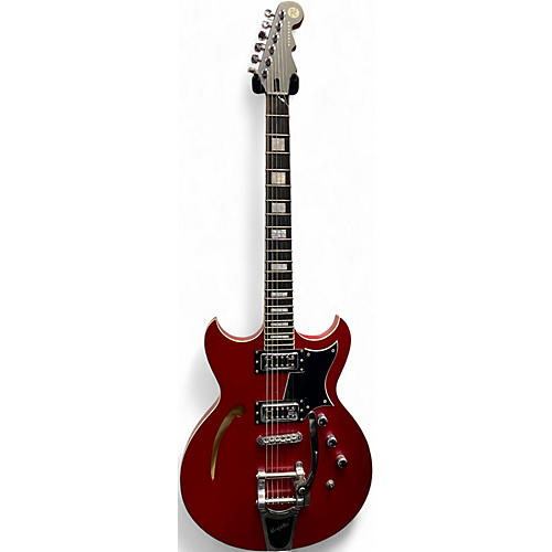 Used 2015 Reverend Tricky Gomez Red Solid Body Electric Guitar Red
