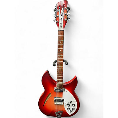 Used 2015 Rickenbacker 330/12 Fireglo Hollow Body Electric Guitar