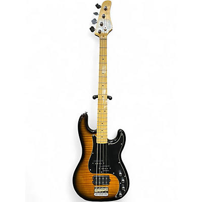 Used 2015 Schecter Guitar Research DIAMOND-P PLUS ACTIVE 2 Color Sunburst Electric Bass Guitar