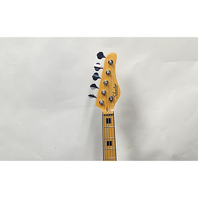 Schecter Guitar Research Used 2015 Schecter Guitar Research J5 Natural Electric Bass Guitar