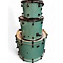 Used Spaun Used 2015 Spaun 3 Piece Custom Series Turquoise Sparkle Drum Kit Turquoise Sparkle