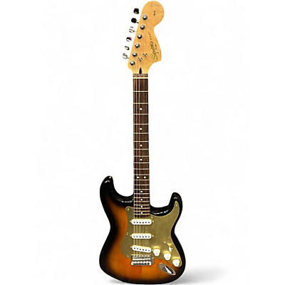 Used 2015 Squier Affinity Stratocaster 3 Color Sunburst Solid Body Electric Guitar