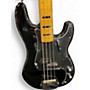 Used 2015 Squier Classic Vibe 1970S Precision Bass Black Electric Bass Guitar Black