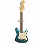 Used 2015 Squire START Metallic Aqua Marine Solid Body Electric Guitar Metallic Aqua Marine