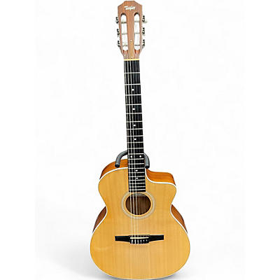 Used 2015 Taylor 214CEN Natural Classical Acoustic Electric Guitar