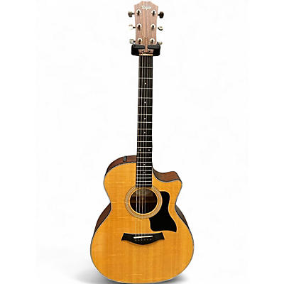 Used 2015 Taylor 314CE Natural Acoustic Electric Guitar