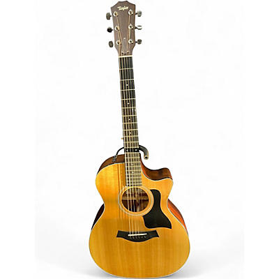 Used 2015 Taylor 314ce Natural Acoustic Electric Guitar