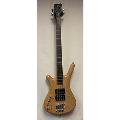 Warwick Used 2015 Warwick PRO SERIES Corvette Double Buck 4 String Left Handed Natural Electric Bass Guitar