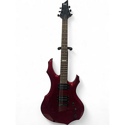 Used 2016 ESP LTD F50 Black Cherry Solid Body Electric Guitar