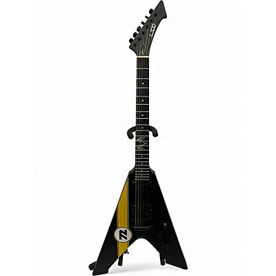 Used 2016 ESP LTD James Hetfield Vulture 72 Seasons Black and Yellow Solid Body Electric Guitar