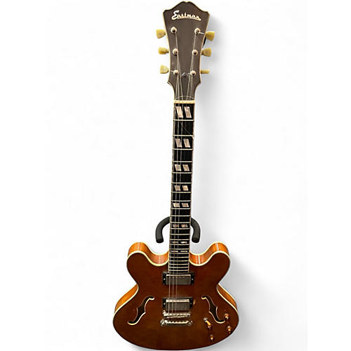 Used 2016 Eastman T59V Amber Hollow Body Electric Guitar Amber