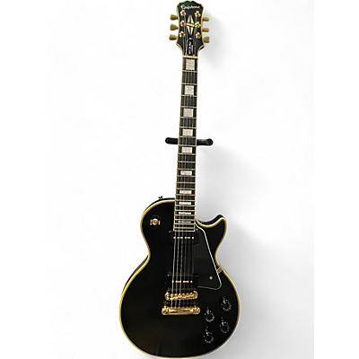 Used 2016 Epiphone 1955 Les Paul Custom Black Solid Body Electric Guitar