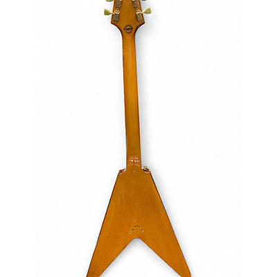 Used 2016 Epiphone 1958 Korina Flying V Brown Solid Body Electric Guitar