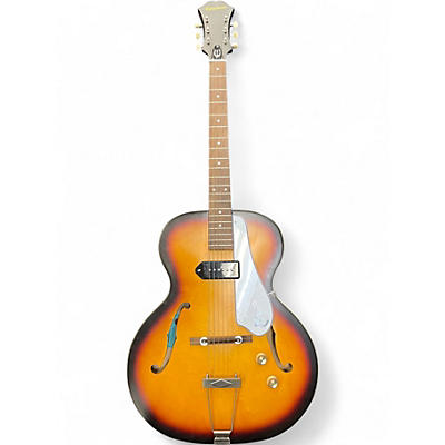 Used 2016 Epiphone Century Archtop Tobacco Burst Hollow Body Electric Guitar