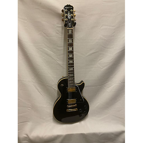 Epiphone Used 2016 Epiphone Les Paul Custom Pro Black Solid Body Electric Guitar Black