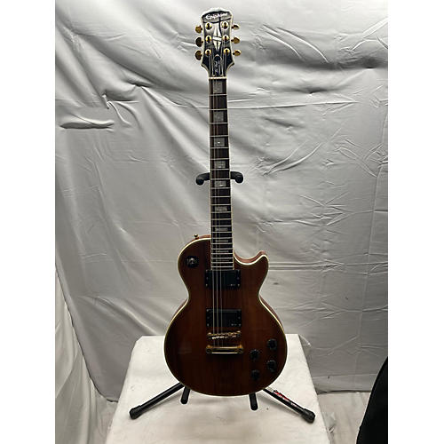 Epiphone Used 2016 Epiphone Les Paul Custom Pro Mahogany Solid Body Electric Guitar Mahogany