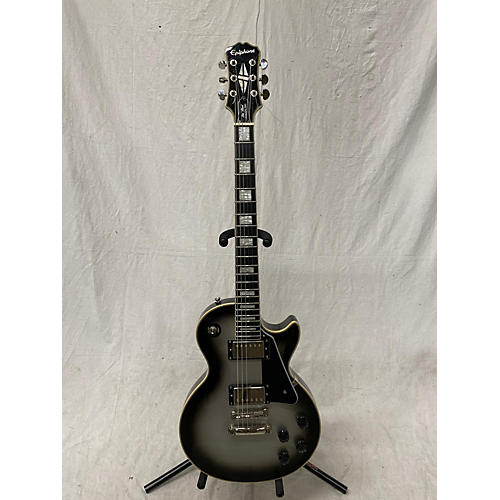 Epiphone Used 2016 Epiphone Les Paul Custom Pro Silverburst Solid Body Electric Guitar Silverburst