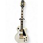 Used 2016 Epiphone Les Paul Custom Pro White Solid Body Electric Guitar White