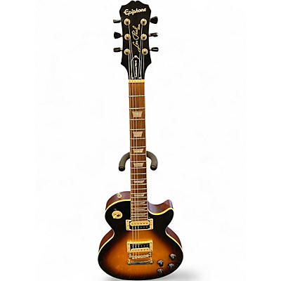 Used 2016 Epiphone Les Paul Traditional PRO II Vintage Sunburst Solid Body Electric Guitar