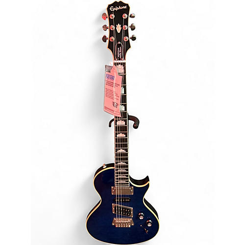 Epiphone Used 2016 Epiphone Nighthawk Custom Reissue Blue Solid Body Electric Guitar Blue