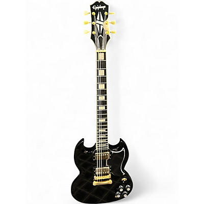 Used 2016 Epiphone SG Custom 60s Ebon Solid Body Electric Guitar