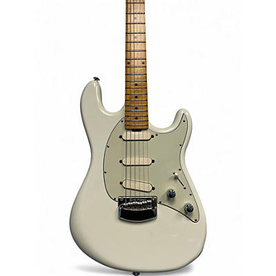 Used 2016 Ernie Ball Music Man CUTLASS IVORY WHITE Solid Body Electric Guitar