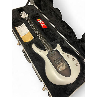 Used 2016 Ernie Ball Music Man Majesty GLACIAL FROST EBONY Solid Body Electric Guitar