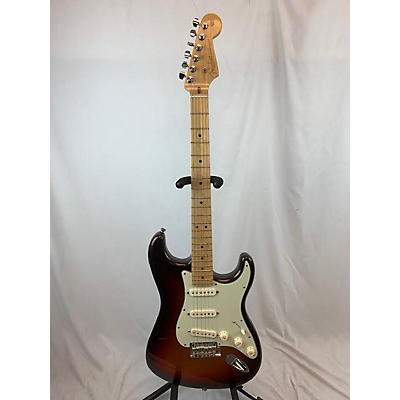 Fender Used 2016 Fender American Deluxe Stratocaster Plus HSS Mystic 3 Tone Sunburst Solid Body Electric Guitar