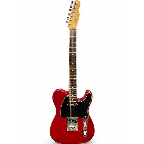 Used 2016 Fender American Deluxe Telecaster Crimson Red Trans Solid Body Electric Guitar Crimson Red Trans