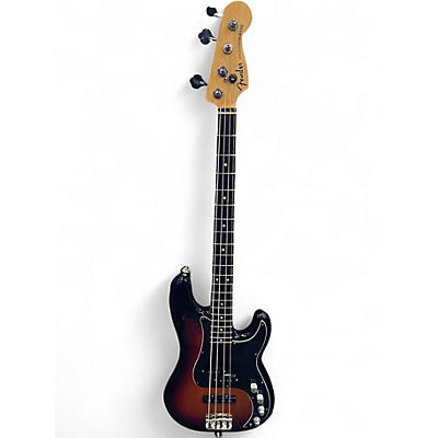 Used 2016 Fender American Elite Precision Bass 3 Color Sunburst Electric Bass Guitar