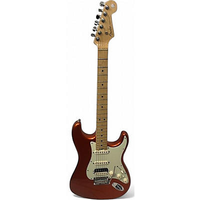 Fender Used 2016 Fender American Elite Stratocaster Autumn Blaze Metallic Solid Body Electric Guitar