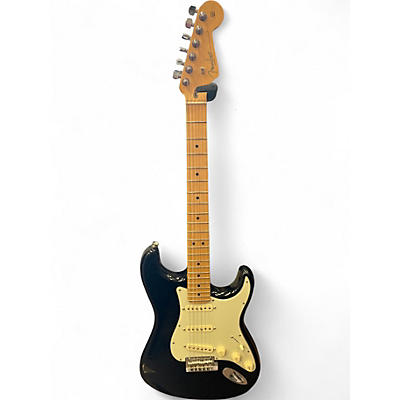 Used 2016 Fender American Professional Stratocaster SSS Black Solid Body Electric Guitar