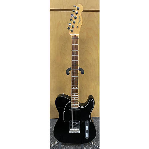 Fender Used 2016 Fender American Standard Telecaster With Channel Bound Fingerboard Black Solid Body Electric Guitar Black