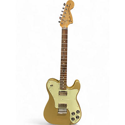 Fender Used 2016 Fender Chris Shiflett Telecaster Deluxe Gold Solid Body Electric Guitar