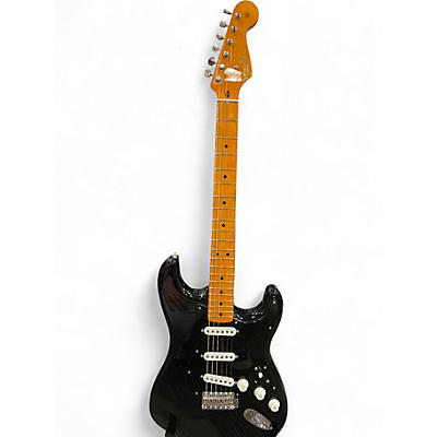 Used 2016 Fender Custom Shop David Gilmour Signature Stratocaster NOS Black on Black Solid Body Electric Guitar