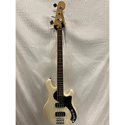 Fender Used 2016 Fender Deluxe Dimension Bass IV White Electric Bass Guitar