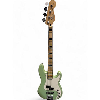 Fender Used 2016 Fender Deluxe PJ Bass Seafoam Green Electric Bass Guitar