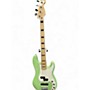 Used 2016 Fender Deluxe Precision Bass Special Surf Green Electric Bass Guitar Surf Green