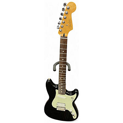 Used 2016 Fender Duo Sonic HS Black Solid Body Electric Guitar